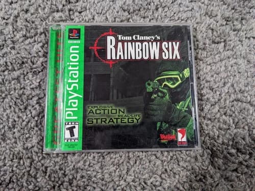Tom Clancy's Rainbow Six PlayStation PS1 - Complete CIB - Tested & Working!