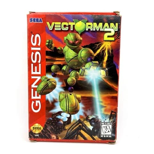 Sega Genesis Vectorman 2 (1996) Complete W Reg - Tested - Authentic