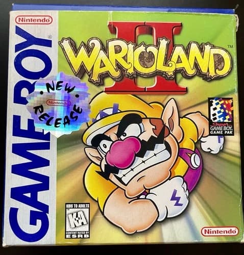 Wario Land 2 Nintendo Game Boy 1998 Complete In Box