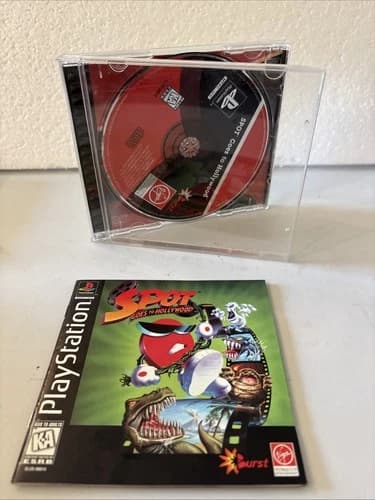 Spot Goes to Hollywood PS1 Sony PlayStation 1, 1996 – Tested Reg Card Complete