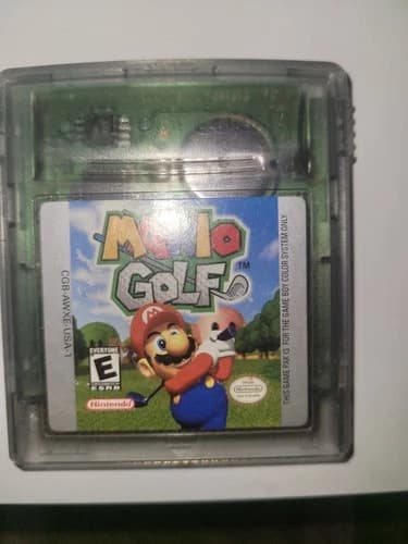 Mario Golf Game Boy Color Nintendo GBC Vintage Authentic Saves RPG N64 Transfer