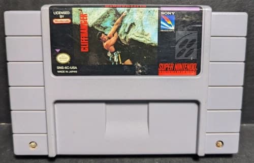Cliffhanger SNES Super Nintendo Cartridge only tested