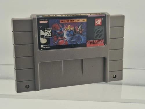 Mighty Morphin Power Rangers The Fighting Edition Super Nintendo SNES
