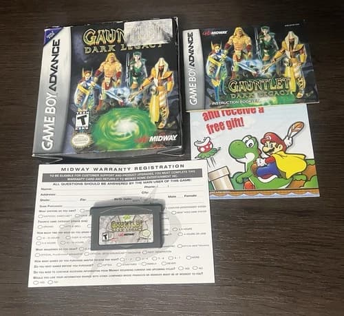 Nintendo GBA Gauntlet: Dark Legacy Authentic Game Boy Advance Game