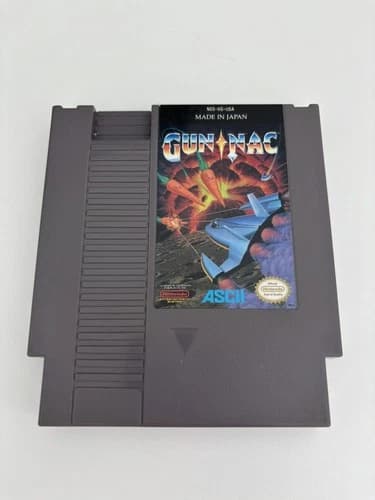 Gun-Nac Nintendo NES Game - Very Rare Title! Authentic TESTED!