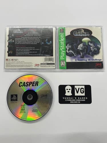 PS1 - Casper A Haunting 3d Challenge [Greatest Hits] PlayStation 1 Complete #111