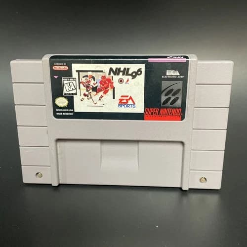 NHL 96 Hockey 1996 (Super Nintendo, SNES) Game - Authentic - Tested