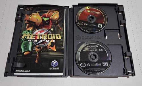Metroid Prime+Echoes Bonus Demo Disc Gamecube CIB (Tested Working)