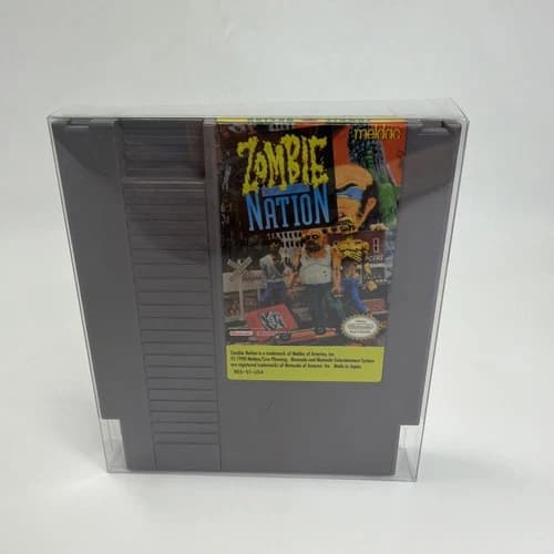 🔥1990 NES Nintendo Zombie Nation Cart GENUINE AUTHENTIC TESTED Rare