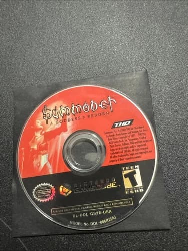 Summoner: A Goddess Reborn (Nintendo GameCube, 2003) Disc Only