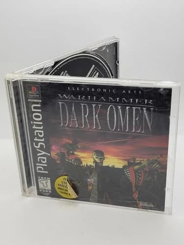 Warhammer: Dark Omen Ps1 (Sony PlayStation 1, 1998) Black Label CIB