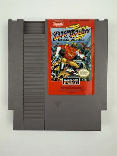 Dash Galaxy in the Alien Asylum (Nintendo 1990) NES Tested Works/ Pins Cleaned