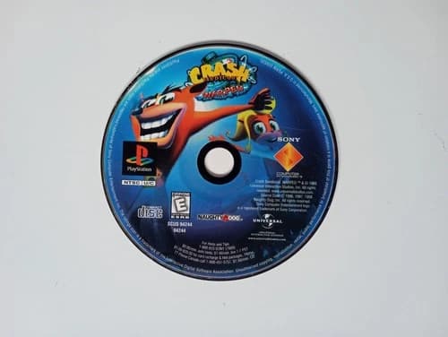 Crash Bandicoot Warped Sony PlayStation 1 PS1,- DISK ONLY