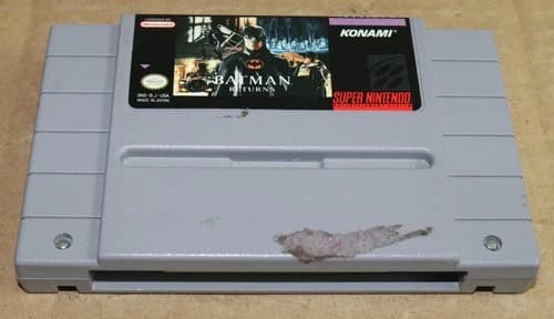 Batman Returns Super Nintendo SNES Cartridge