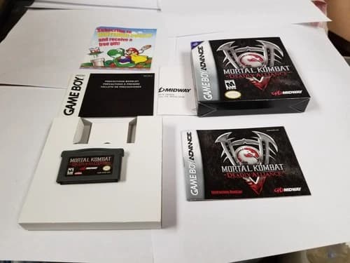Mortal Kombat Deadly Alliance Game Boy Advance complete gba