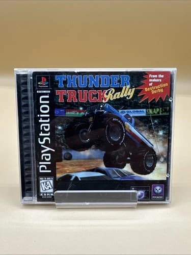 Thunder Truck Rally Sony PlayStation 1 PS1 Complete CIB