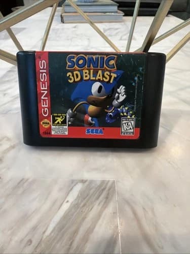 Sonic 3D Blast SEGA Genesis Video Game Classic Platformer Action