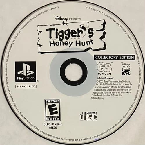 Tigger's Honey Hunt -- CE ( PlayStation 1, PS1) DISC ONLY | NO TRACKING | M1271