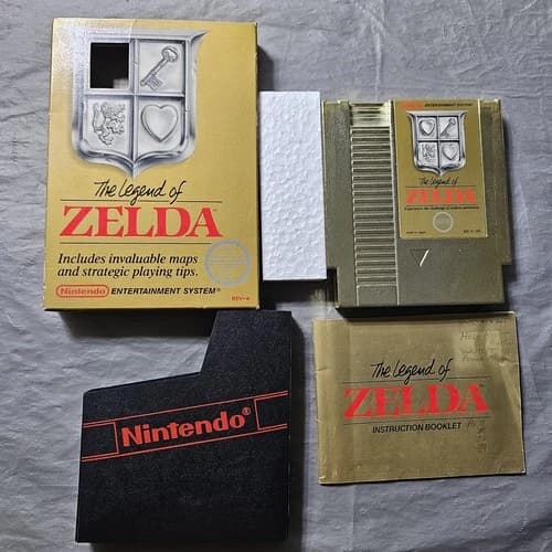Nintendo NES The Legend of Zelda Game CIB Complete In Box. FAST SHIPPING!.