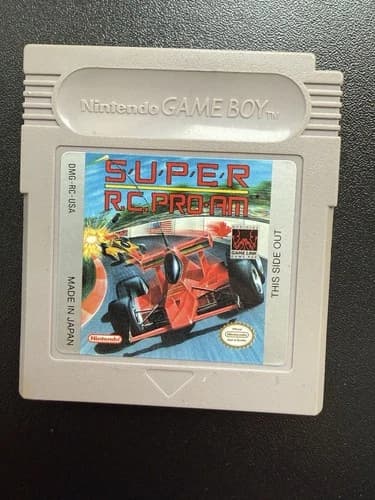 Super R.C. Pro AM Nintendo Game Boy Authentic & Tested.