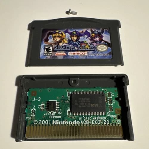 Nintendo Gameboy Advance GBA Sigma Star Saga Tested AUTHENTIC Namco