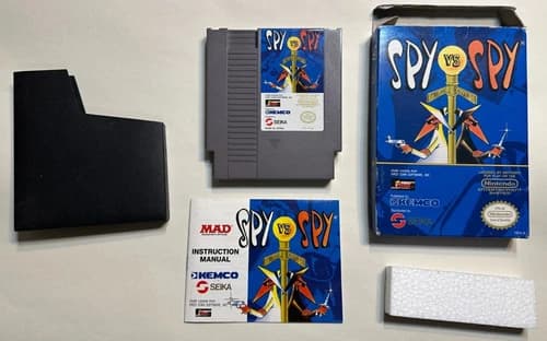 Spy vs. Spy (Nintendo Entertainment System, 1988) Nes Game Complete CIB box book