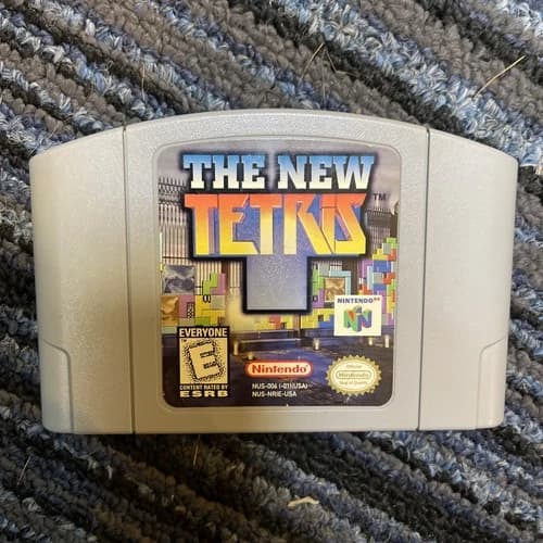 Tetris the New Nintendo 64 (N64) Cartridge Only Tested