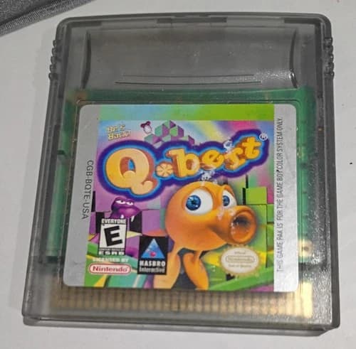 Hasbro Interactive Q*bert Nintendo Game Boy Color