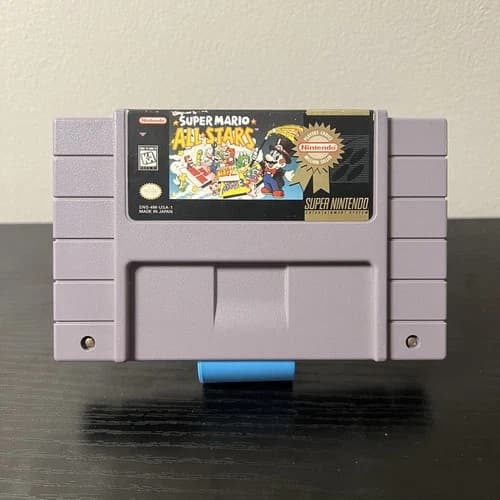 Super Mario All-Stars Super Nintendo SNES Tested Authentic Cartridge