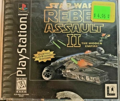 Star Wars: Rebel Assault II-The Hidden Empire (PS1, 1996): COMPLETE Playstation