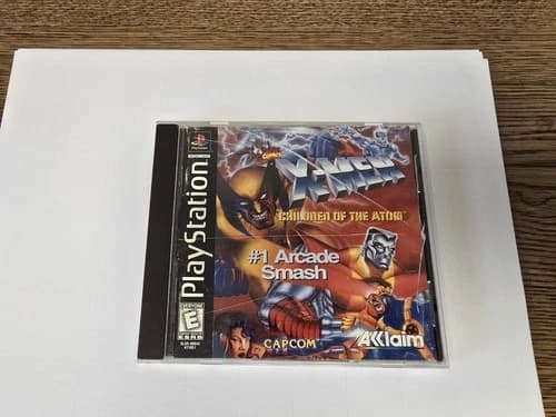 Playstation Marvel Comics X-Men Children Of The Atom Capcom CIB