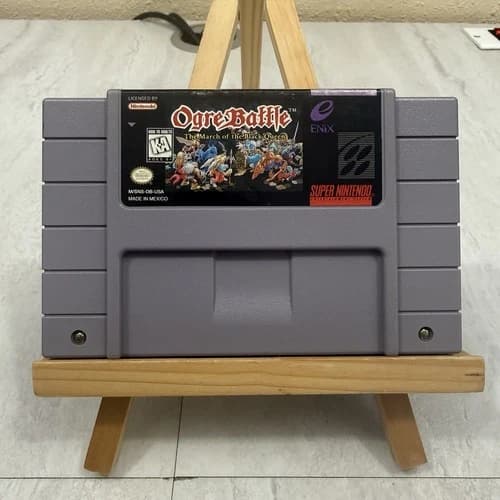 Ogre Battle: The March of the Black Queen SNES Authentic Tested & Works