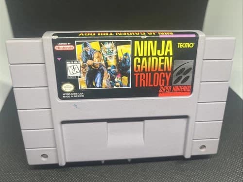 Ninja Gaiden Trilogy (Super Nintendo SNES, 1995)tested and Authentic Rare!!