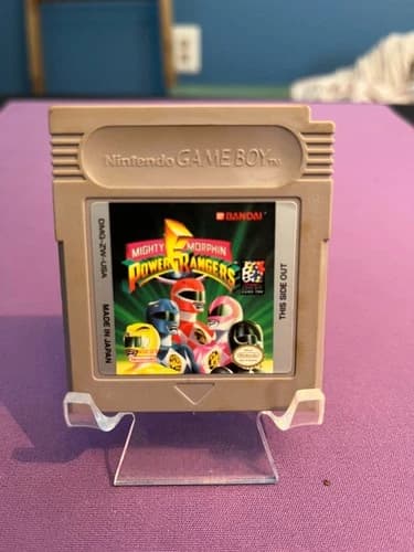 Mighty Morphin Power Rangers (Nintendo Game Boy, 1994) Tested and Working