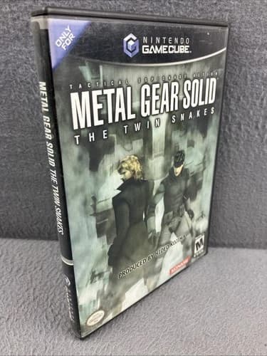 Metal Gear Solid: The Twin Snakes, Nintendo GameCube CIB 2 Discs Manual