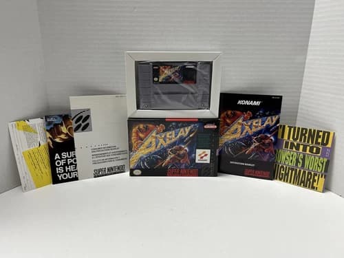 Axelay (Super Nintendo Entertainment System, 1992) Complete