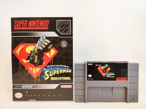 The Death and Return of Superman Remastered for Super Nintendo SNES
