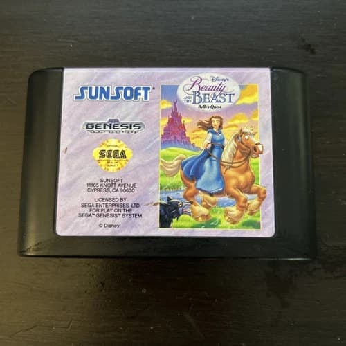 Disney's Beauty and the Beast: Belle's Quest (Sega Genesis, 1993) Tested