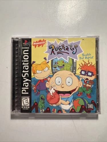 Rugrats Search for Reptar PlayStation 1 PS1 1998 CIB VIDEO GAME Complete