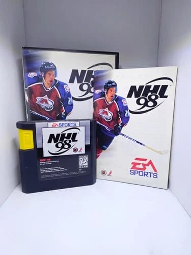 NHL 98 (Sega Genesis, 1997) CIB Complete Authentic & Tested