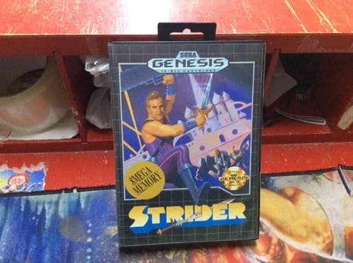 Strider Sega Genesis, 1990 Complete in Box Tested and Working CIB