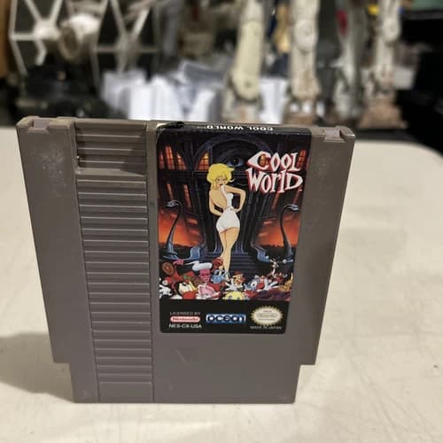 Cool World - Authentic- Cart Only - Nintendo NES Game Tested