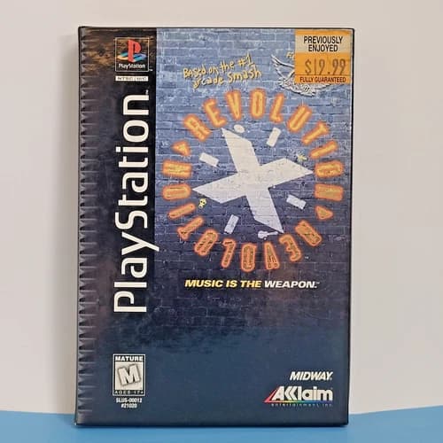Revolution X (Sony Playstation 1 PS1) Complete - Tested - Authentic Long Box