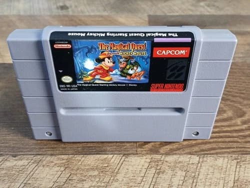 The Magical Quest starring Mickey Mouse (Super Nintendo SNES, 1992) Tested