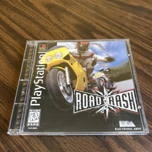 Road Rash Sony PlayStation 1 PS1 - Complete In Box Cib Manual