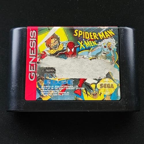 Spider-Man X-Men Arcades Revenge Sega Genesis Cartridge Only Tested Authentic