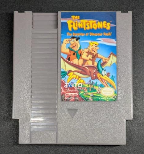 The Flintstones: The Surprise at Dinosaur Peak (Nintendo NES) NTSC Authentic