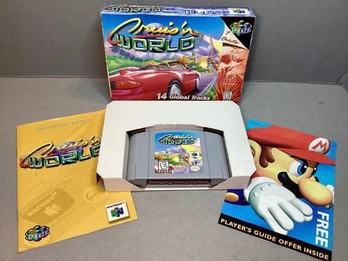 Cruis’n World N64 - Nintendo 64 (1996) Complete In Box CIB
