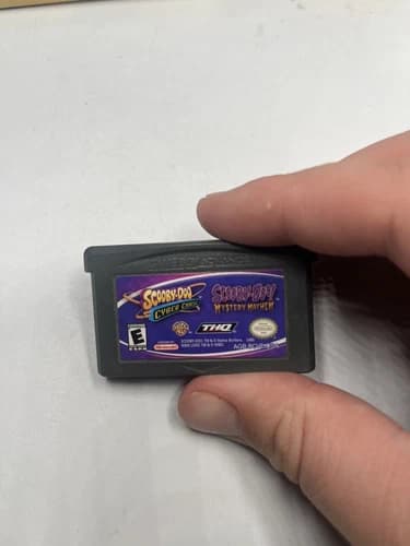 Scooby-Doo and the Cyber Chase Mystery Mayhem Nintendo Gameboy Advance GBA