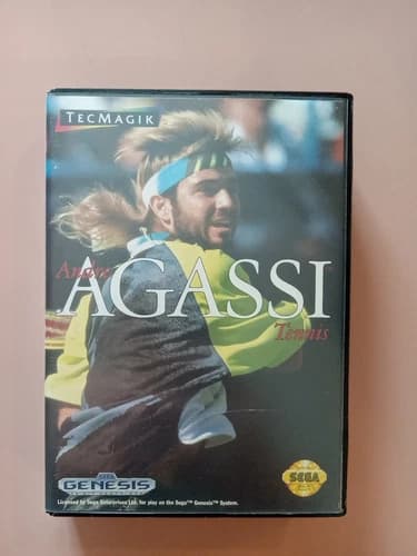 Andre Agassi Tennis (Sega Genesis, 1992) CIB